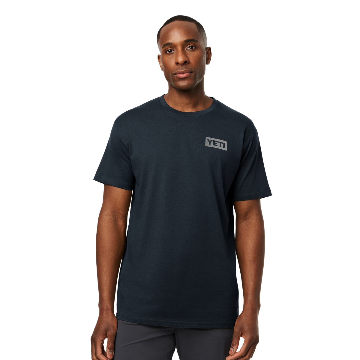 Left Chest Logo Badge - Navy
