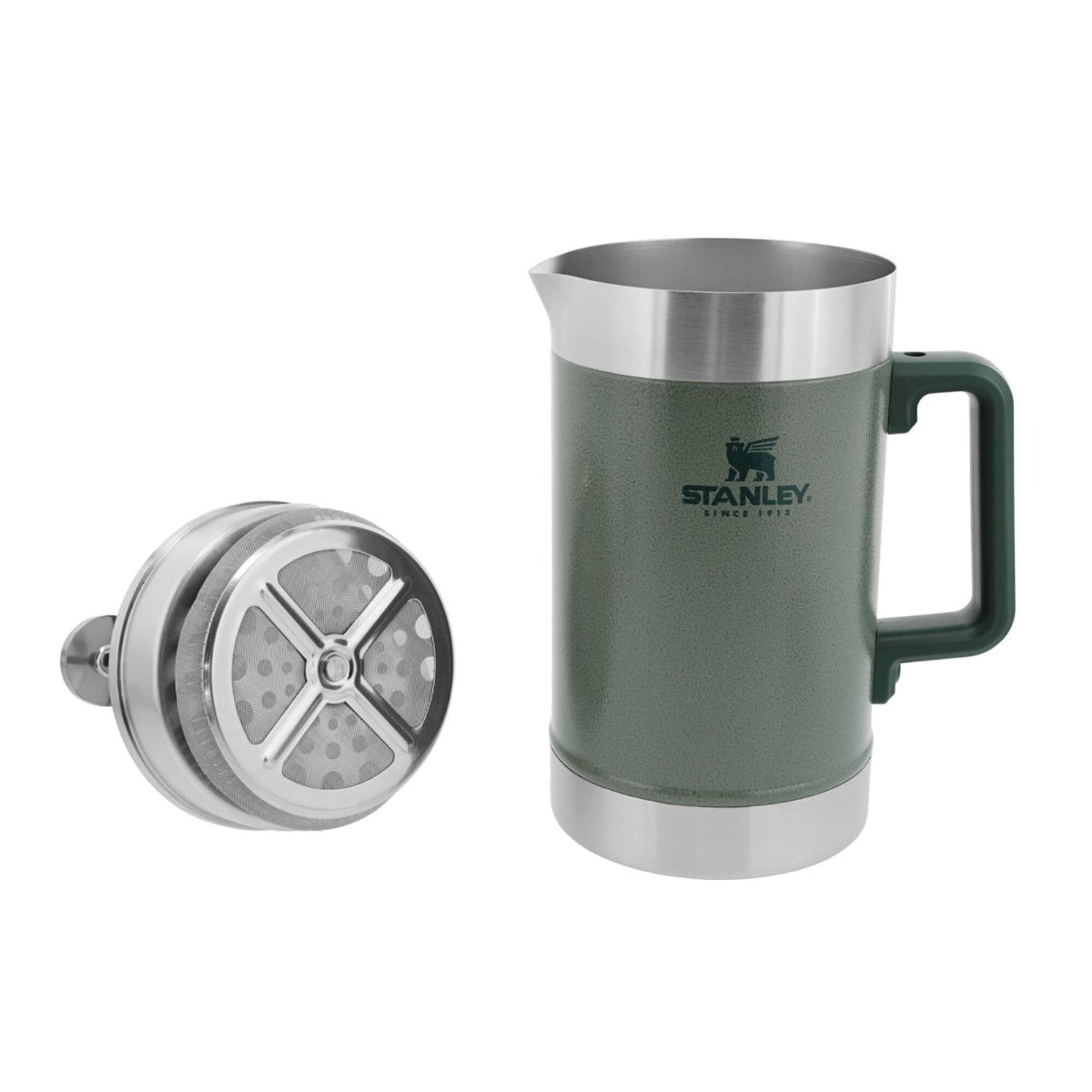 Stanley Stay-Hot French Press 1.4L Hammertone Green