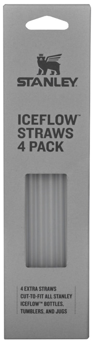 Stanley The IceFlow Straws 4-Pack Clear