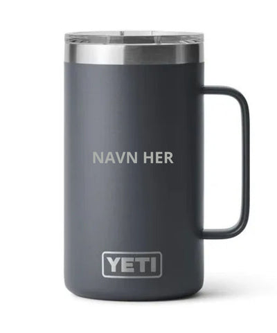 Placering af gravering på YETI Rambler 24 oz Mug (illustration)