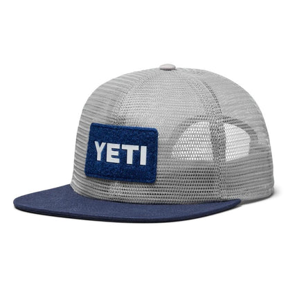 YETI Logo Flat Brim Hat - Grey
